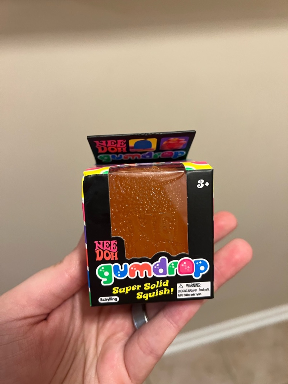Gumdrop Super Solid Squish! Toy - Orange